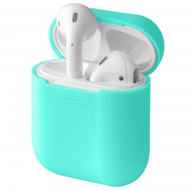 Чехол для AirPods InterStep Силиконовый Mint