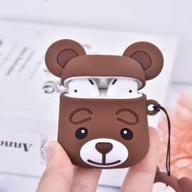 Чехол для AirPods Deppa Brown Bear