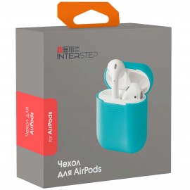 Чехол для AirPods InterStep Силиконовый Mint 