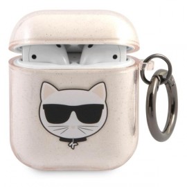 Чехол Karl Lagerfeld для Airpods 1/2 TPU With Ring (KLA2UCHGD) 