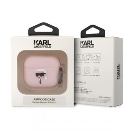 Чехол Karl Lagerfeld для Airpods 3 Silicone With Ring (KLA3RUNIKP)