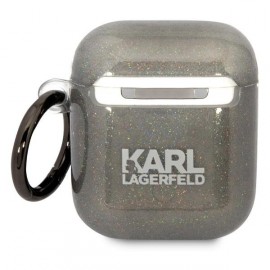 Чехол Karl Lagerfeld для Airpods 1/2 TPU With Ring (KLA2HNKCTGK)