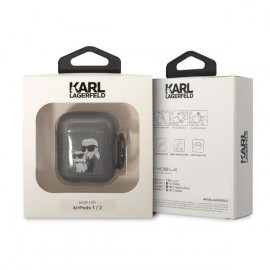 Чехол Karl Lagerfeld для Airpods 1/2 TPU With Ring (KLA2HNKCTGK)