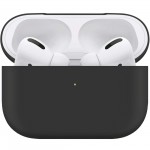 Чехол для Apple AirPods Pro InterStep liquid silicone, Black