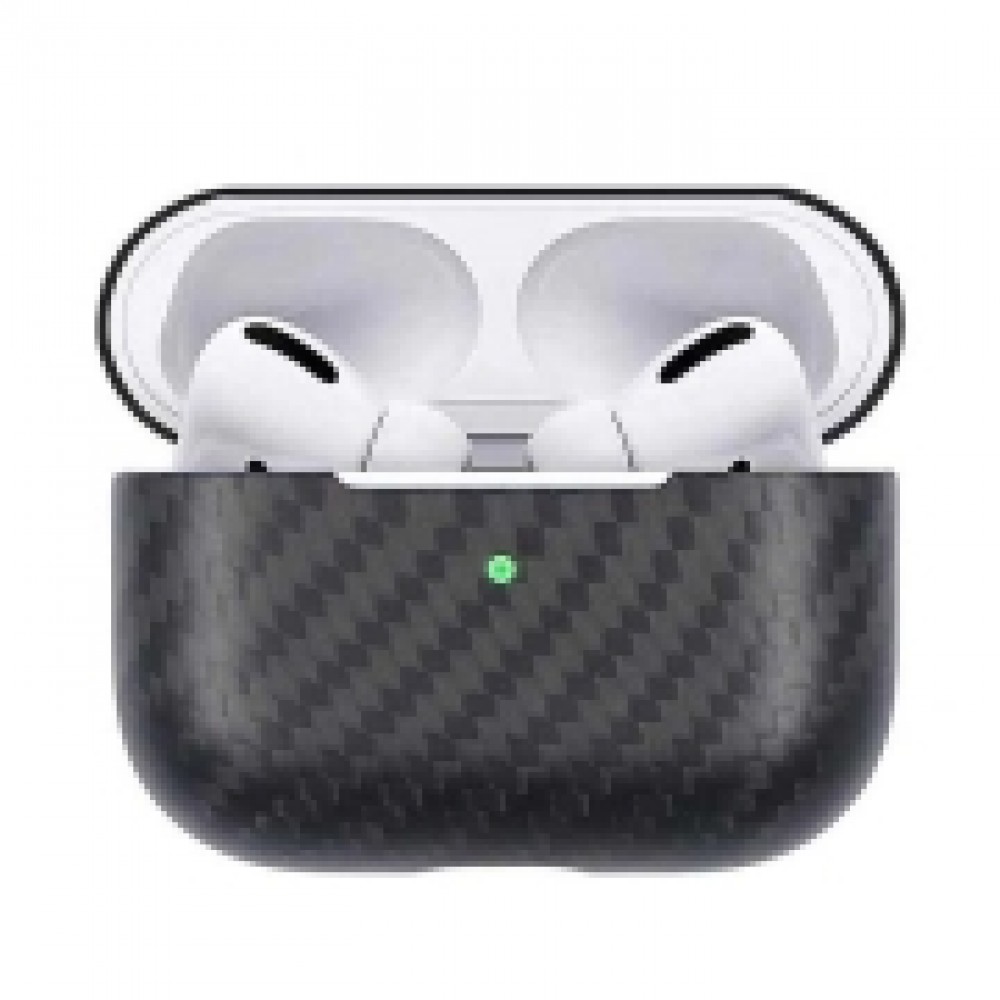 Чехол для кейса Barn&Hollis AirPods Pro, карбон,матовый,серый