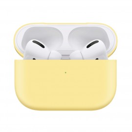 Чехол для AirPods Pro InterStep liquid silicone жёлтый