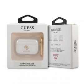 Чехол Guess для Airpods Pro TPU With carabin (GUAPUCG4GT)