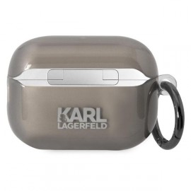 Чехол Karl Lagerfeld для Airpods Pro 2 TPU With Ring (KLAP2HNIKTCK)