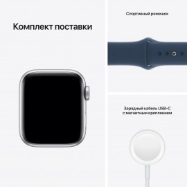 Смарт-часы Apple Watch SE GPS 40mm Silver Alum/Abyss Blue Sport