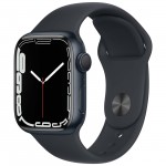 Смарт-часы Apple Watch Series 7 GPS 41mm MidnightAl/Midnight Sport