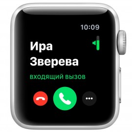 Смарт-часы Apple Watch S3 42mm Silver Al/White Sport Band