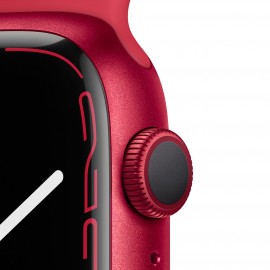 Смарт-часы Apple Watch Series 7 GPS 45mm (PRODUCT)RED Alum. Sport