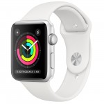 Смарт-часы Apple Watch S3 42mm Silver Al/White Sport Band