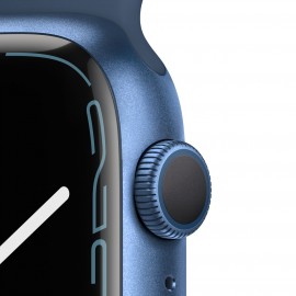 Смарт-часы Apple Watch Series 7 GPS 45mm Blue Al/Abyss Blue Sport