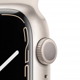 Смарт-часы Apple Watch Series 7 GPS 45mm Starlight Alum. Sport
