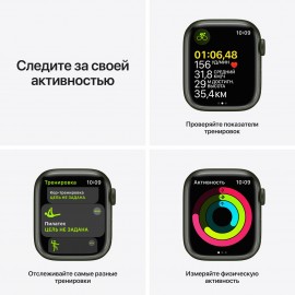 Смарт-часы Apple Watch Series 7 GPS 41mm Green Alum./Clover Sport