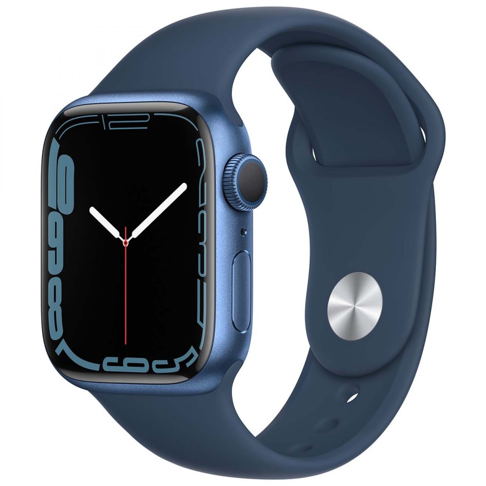 Смарт-часы Apple Watch Series 7 GPS 41mm Blue Al/Abyss Blue Sport