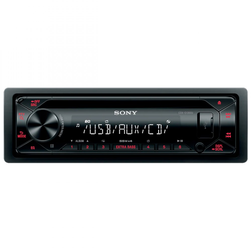 Автомобильная магнитола с CD MP3 Sony CDX-G1300U/Q