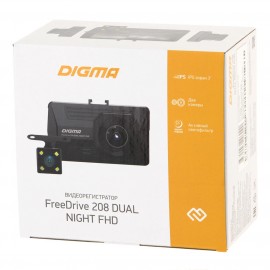 Видеорегистратор Digma FreeDrive 208 Dual Night FHD Black