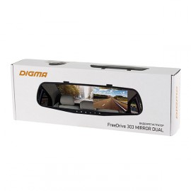 Видеорегистратор Digma FreeDrive 303 Mirror Dual Black