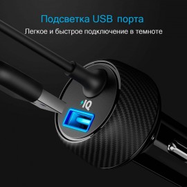 Автомобильное зарядное устройство для Apple Anker PowerDrive 2 Elite w/Lightning Connector, Black