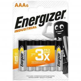 Батарея Energizer Industrial AAA-LR03 6шт.