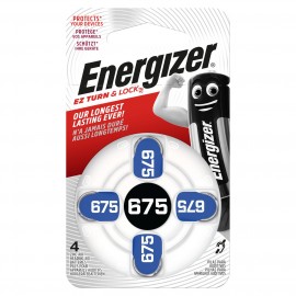 Батарея для слухового аппарата Energizer Zinc Air 675 DP-4