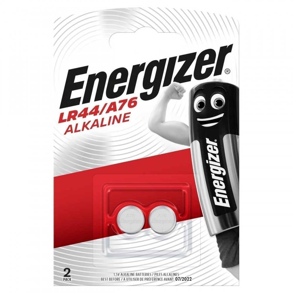 Батарея Energizer Alkaline LR44/A76 1,5V 2 шт