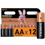 Батарея Duracell AА LR6-12BL Professional 12шт.