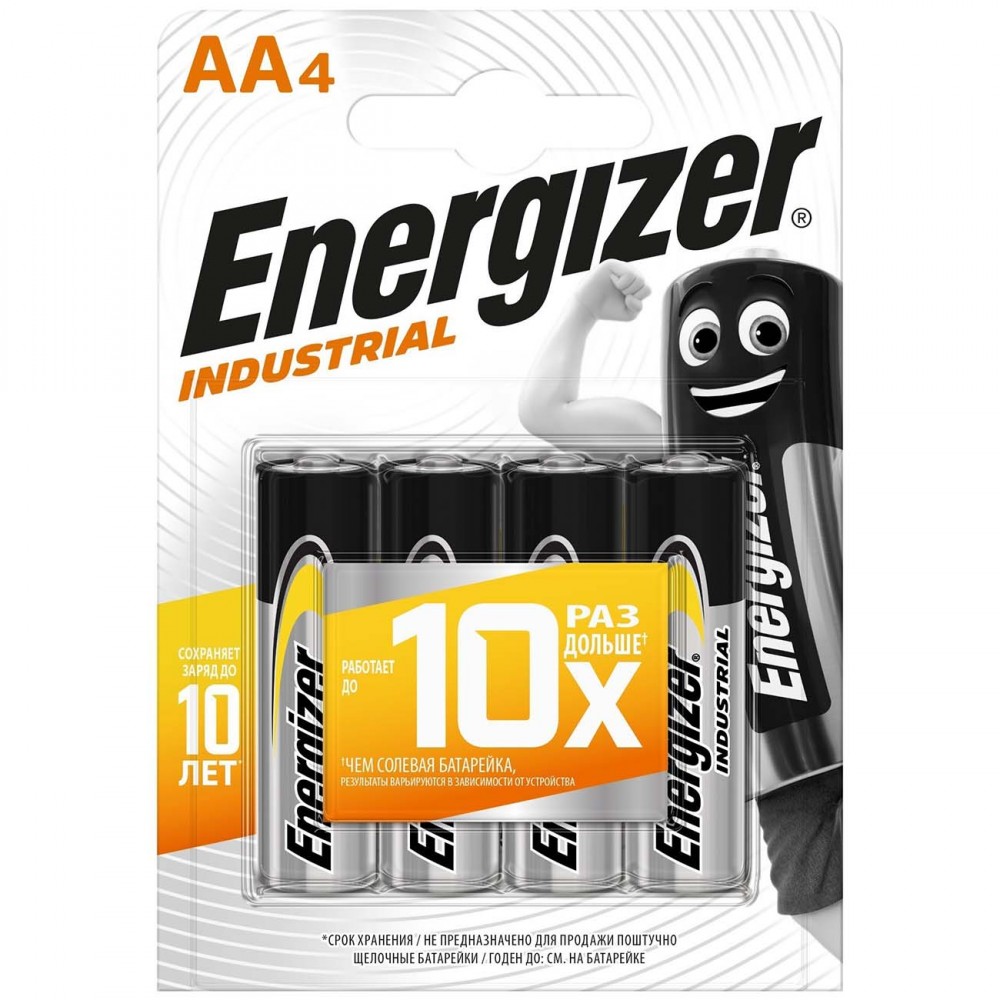 Батарея Energizer Industrial AA-LR6 4шт.