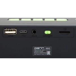 Беспроводная акустика Denn DBS211 Black/Green