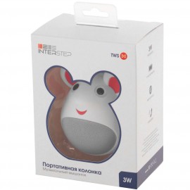 Беспроводная акустика InterStep SBS-420 Little Mouse, White