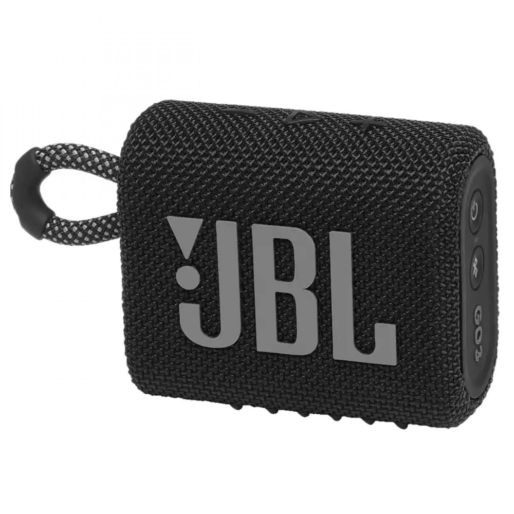 Беспроводная акустика JBL Go 3 Black (JBLGO3BLK)