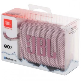 Беспроводная акустика JBL Go 3 Pink (JBLGO3PINK)