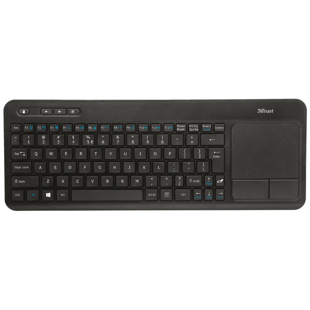 Клавиатура беспроводная Trust Veza Wireless Touchpad Keyboard (22230)