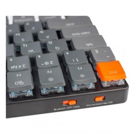 Клавиатура беспроводная неигровая Keychron K3 Blue Switch