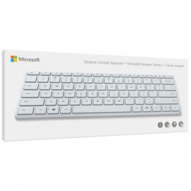 Клавиатура беспроводная Microsoft Bluetooth Designer compact keyboard Monza Grey