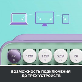 Клавиатура беспроводная Logitech POP Keys Daydream Mint (920-010717)