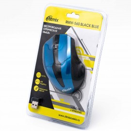 Мышь беспроводная Ritmix RMW-560 Black Blue