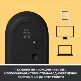 Мышь беспроводная Logitech POP Mouse Blast Yellow (910-006546)