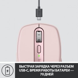 Мышь беспроводная Logitech MX Anywhere 3 Rose