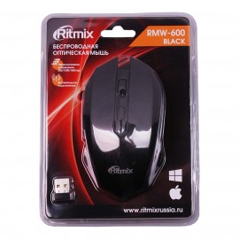 Мышь беспроводная Ritmix RMW-600 Black