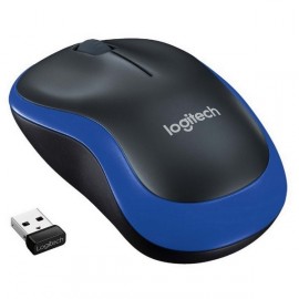 Мышь беспроводная Logitech M185 Black/Blue