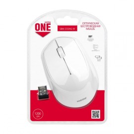 Мышь беспроводная Smartbuy ONE 333AG-W белая (SBM-333AG-W)