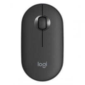 Мышь беспроводная Logitech Pebble M350 серый 