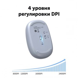 Мышь беспроводная uGreen MU105 Blue (90671)