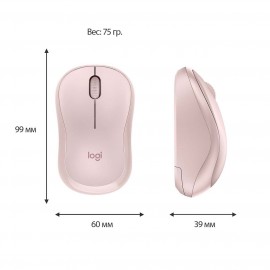 Мышь беспроводная Logitech M220 Pink