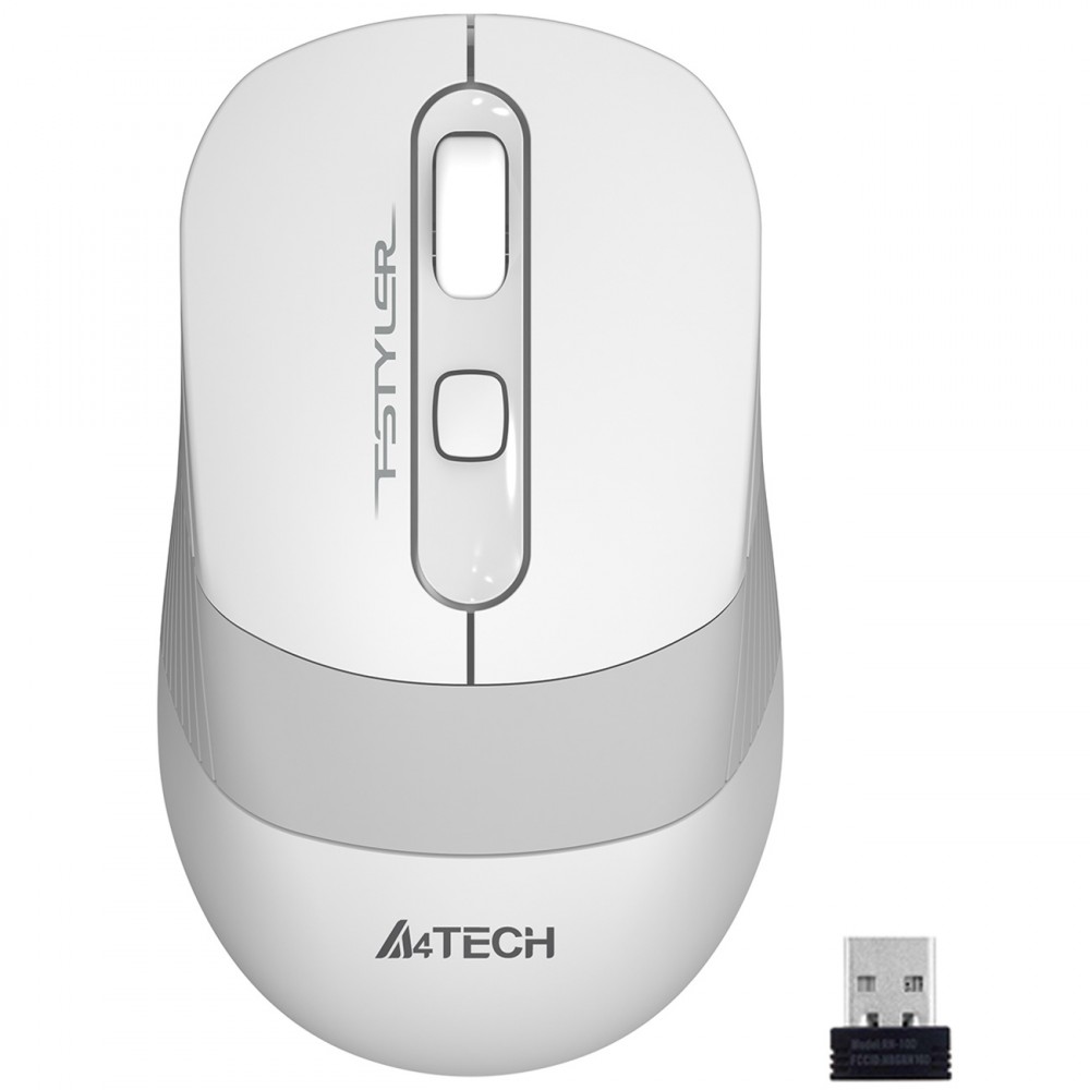 Мышь беспроводная A4Tech FStyler FG10 White/Grey