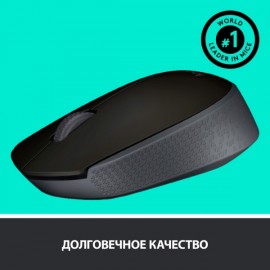 Мышь беспроводная Logitech M171 Black/Grey