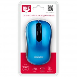 Мышь беспроводная Smartbuy ONE 378 синяя (SBM-378AG-B)